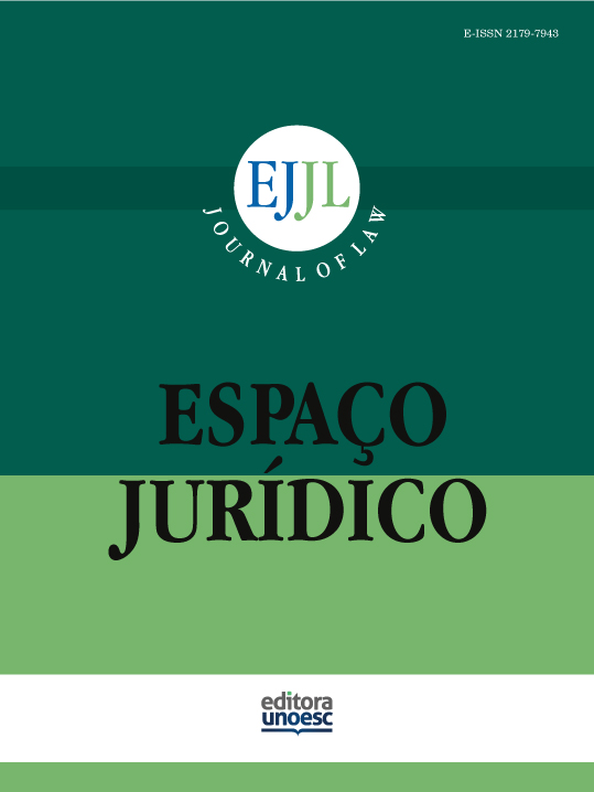 					Visualizar Espaço Juridico Journal of Law [EJJL] – Ahead of print
				